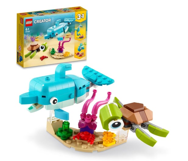 LEGO Creator 31128 Delfin i żółw - 1035595 - zdjęcie 6