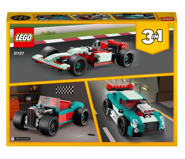 LEGO Creator 31127 Uliczna wyścigówka - 1035594 - zdjęcie 2