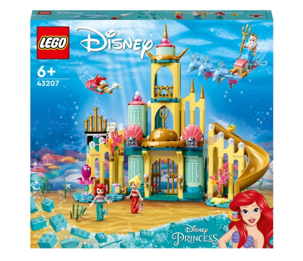 LEGO Disney 43207 Podwodny pałac Arielki - 1035615 - zdjęcie