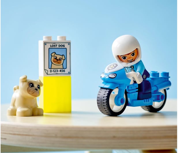 LEGO DUPLO 10967 Motocykl policyjny - 1035626 - zdjęcie 4