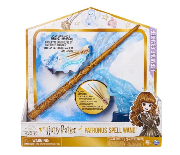 Spin Master Wizarding World Różdżka Hermiony z figurką Patronusa - 1035654 - zdjęcie