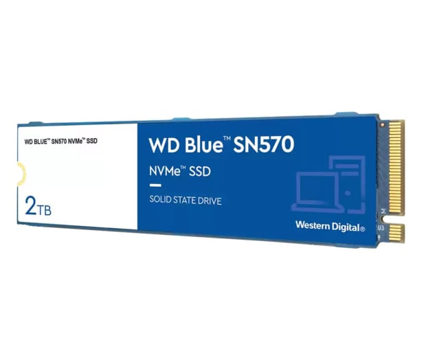 WD 2TB M.2 PCIe NVMe Blue SN570 - 696404 - zdjęcie