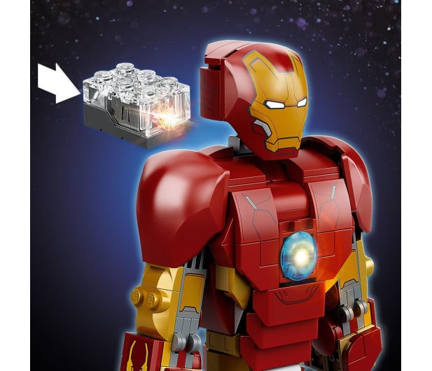LEGO Marvel 76206 Figurka Iron Mana - 1030801 - zdjęcie 7