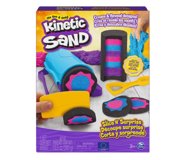 Spin Master Kinetic Sand - Zaskakujace Efekty. Zestaw z akcesoriami. - 1035680 - zdjęcie