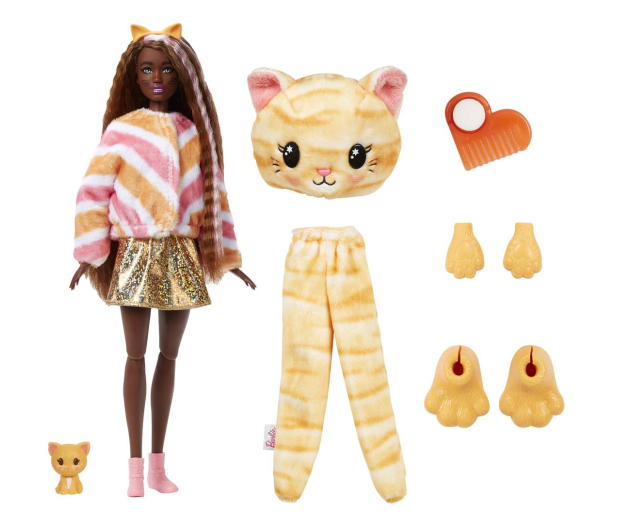 Barbie Cutie Reveal Lalka w przebraniu kotka - 1035719 - zdjęcie 2