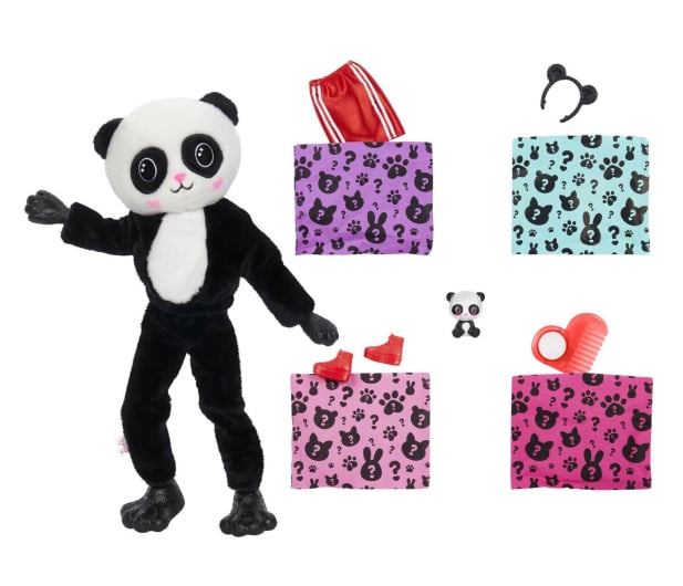 Barbie Cutie Reveal Lalka Panda Seria 1 - 1035721 - zdjęcie 3