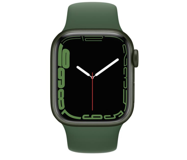 Apple Watch 7 41/Green Aluminum/Clover Sport LTE - 686495 - zdjęcie 2