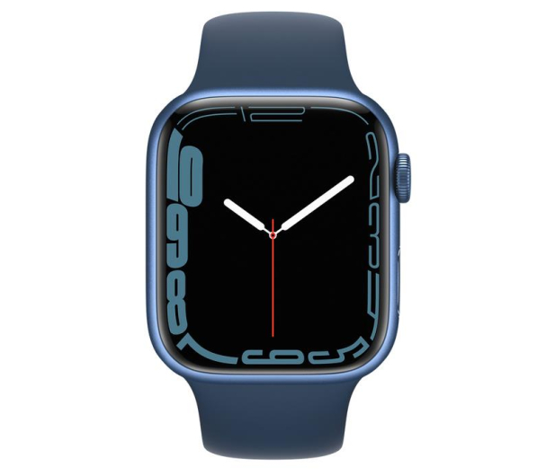 Apple Watch 7 45/Blue Aluminum/Abyss Blue Sport LTE - 686481 - zdjęcie 2