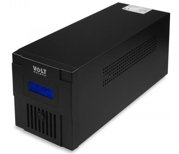 VOLT Micro UPS (1200VA/720W, 2x FR, AVR, LCD, USB) - 728270 - zdjęcie 2