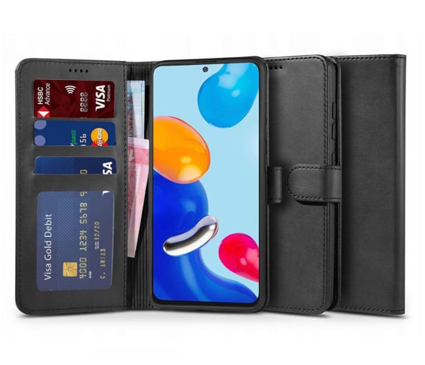 Tech-Protect Wallet do Xiaomi Redmi Note 11/11s czarny - 730028 - zdjęcie