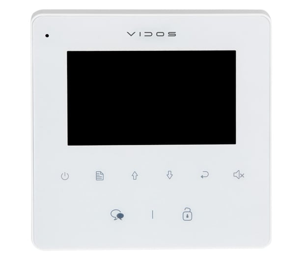 Vidos M1022W-2 Monitor wideodomofonu Duo (Biały) - 729439 - zdjęcie