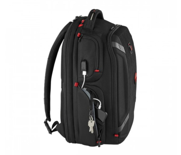 Wenger PlayerOne Gaming Backpack czarny 17.3" - 729386 - zdjęcie 4