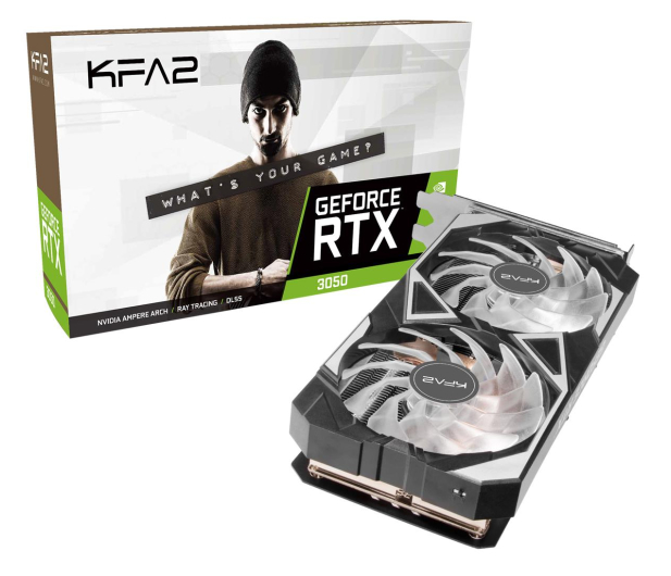 KFA2 GeForce RTX 3050 EX 1-Click OC 8GB GDDR6 - 731680 - zdjęcie