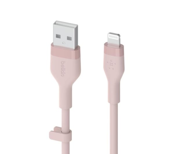 Belkin USB-A - Lightning Silicone 3m Pink - 731859 - zdjęcie 3