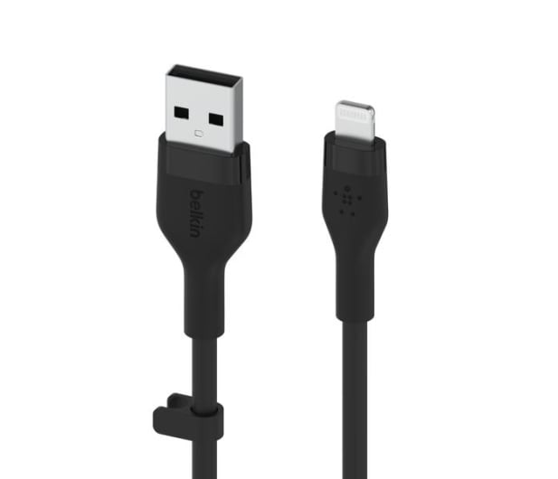 Belkin USB-A - Lightning Silicone 3m Black - 731856 - zdjęcie 3