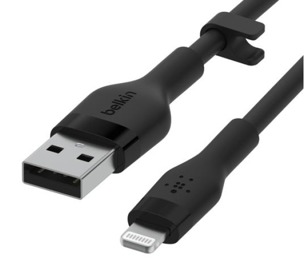 Belkin USB-A - Lightning Silicone 3m Black - 731856 - zdjęcie 4