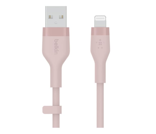Belkin USB-A - Lightning Silicone 3m Pink - 731859 - zdjęcie