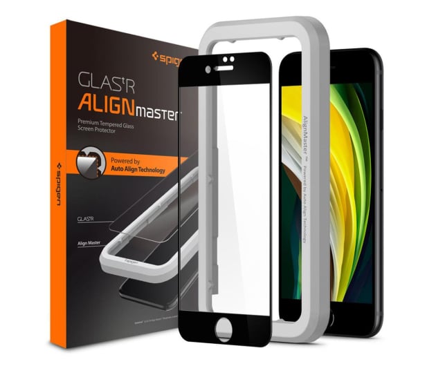 Spigen Glass FC AlignMaster do iPhone 7/8/SE - 731033 - zdjęcie