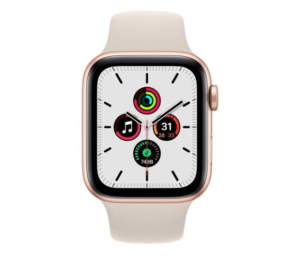 Apple Watch SE 40/Gold Aluminium/Starlight Sport LTE - 682191 - zdjęcie