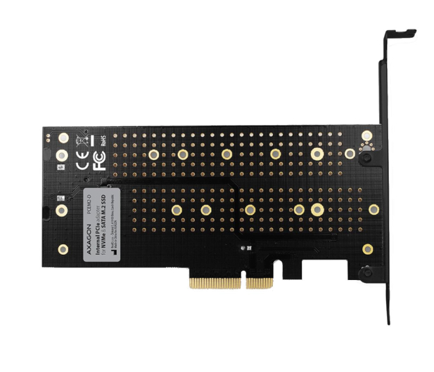Axagon PCIE NVME+SATA M.2 ADAPTER - 730832 - zdjęcie 2