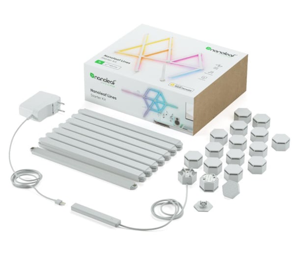 Nanoleaf Lines Starter Kit (15 listw, kontroler) - 726504 - zdjęcie