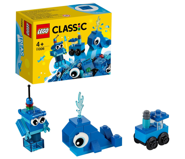 LEGO Classic 11006 Niebieskie klocki kreatywne - 532448 - zdjęcie 9