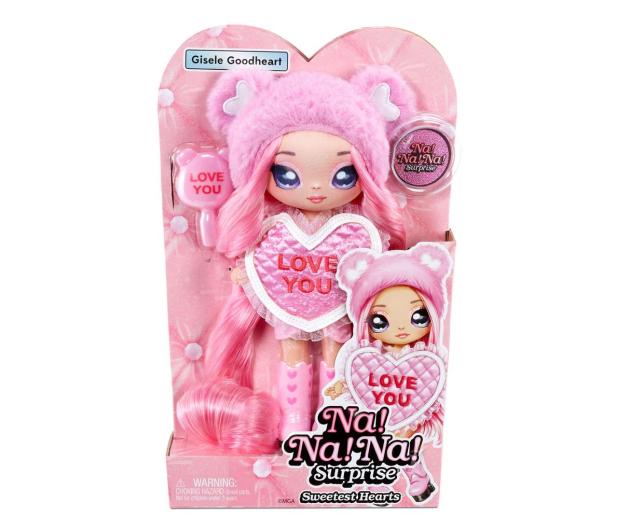 MGA Entertainment Na!Na!Na! Surprise Sweetest Hearts Doll - Pink Heart Bear - 1037370 - zdjęcie 3