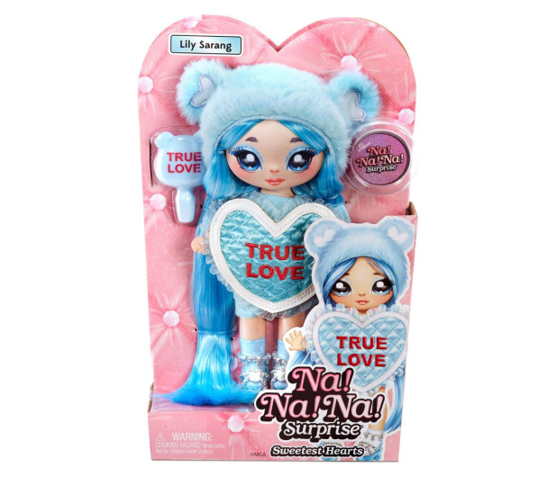 MGA Entertainment Na!Na!Na! Surprise Sweetest Hearts Doll - Blue Heart Bear - 1037372 - zdjęcie 3