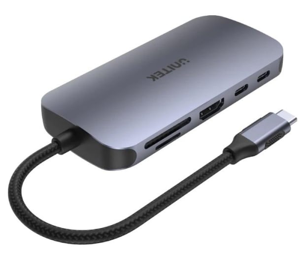 Unitek Hub N9+ USB-C HDMI, PD 100W, czytnik kart - 723969 - zdjęcie 3