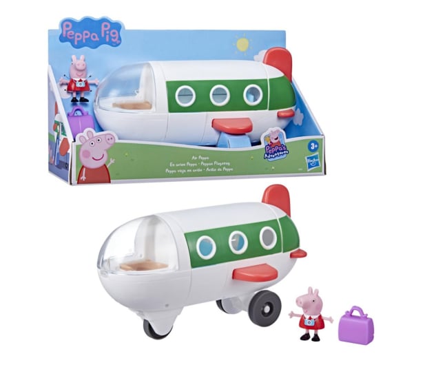 Hasbro Świnka Peppa Zestaw Samolot + figurka - 1037544 - zdjęcie 3
