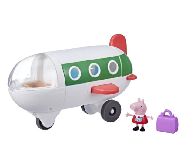 Hasbro Świnka Peppa Zestaw Samolot + figurka - 1037544 - zdjęcie 1