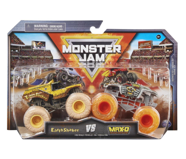 Spin Master Monster Jam 2-pak Earthshaker vs Max-D - 1037595 - zdjęcie 2