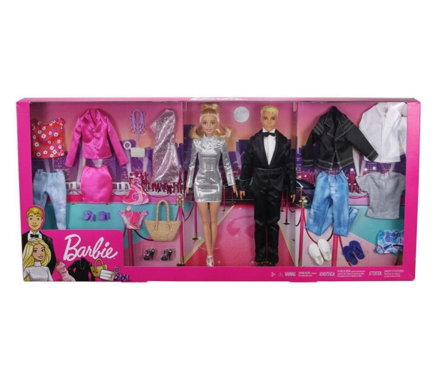 Barbie Lalki Barbie i Ken z zestawem ubranek - 1037608 - zdjęcie 6