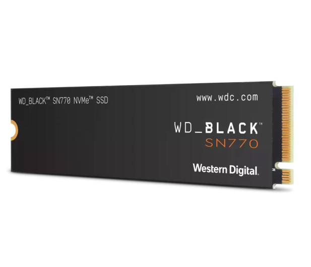 WD 500GB M.2 PCIe Gen4 NVMe Black SN770 - 734877 - zdjęcie 2