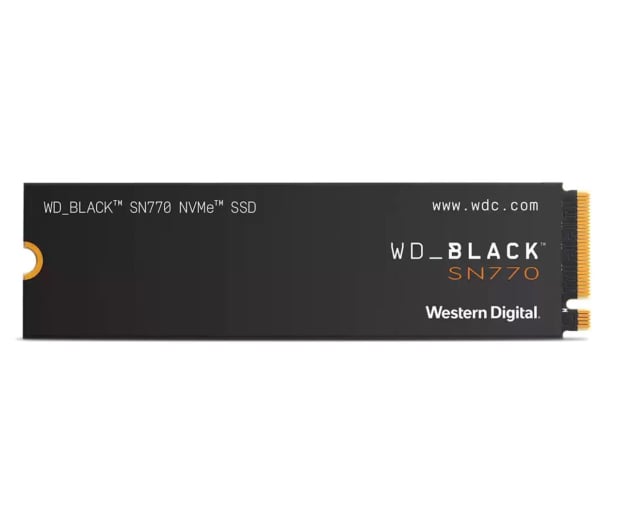 WD 500GB M.2 PCIe Gen4 NVMe Black SN770 - 734877 - zdjęcie