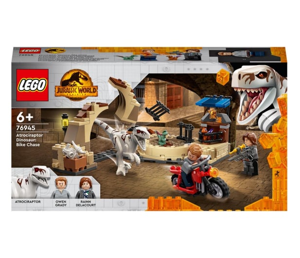LEGO Jurassic World 76945 Atrociraptor: pościg na motocyklu - 1037684 - zdjęcie