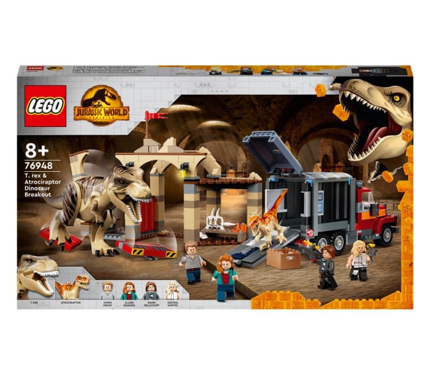 LEGO Jurassic World 76948 Ucieczka tyranozaura i atrociraptora - 1037688 - zdjęcie
