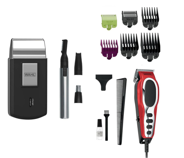 Wahl Zestaw Close Cut Pro Red, Travel Shaver, Nose Trimmer Micro - 1037888 - zdjęcie