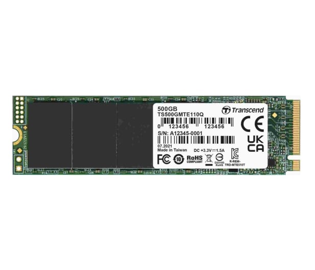 Transcend 500GB M.2 PCIe NVMe 110Q - 734776 - zdjęcie