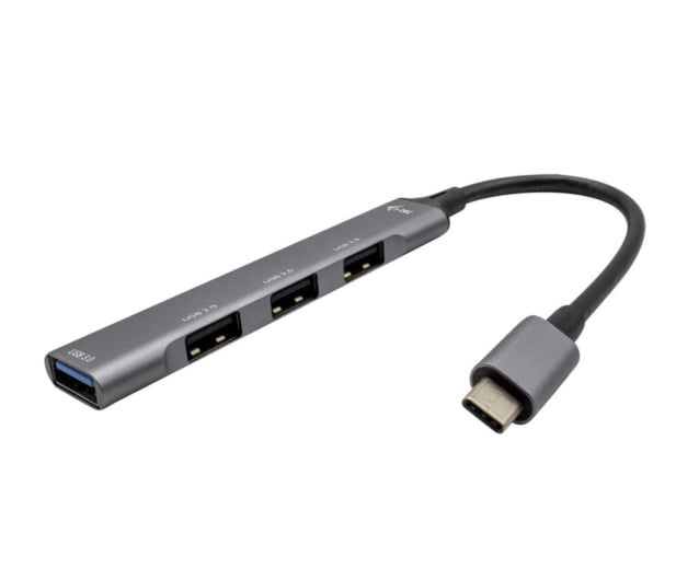 i-tec USB-C Metal HUB 1x USB 3.0 + 3x USB 2.0 - 737201 - zdjęcie