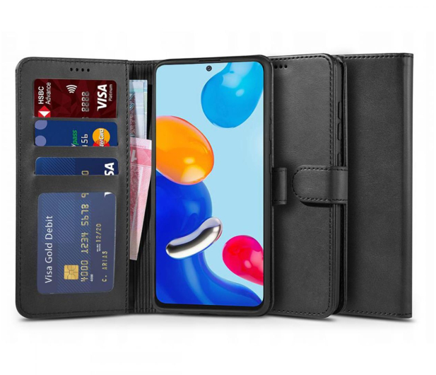 Tech-Protect Wallet do Xiaomi Redmi Note 11 Pro czarny - 736952 - zdjęcie