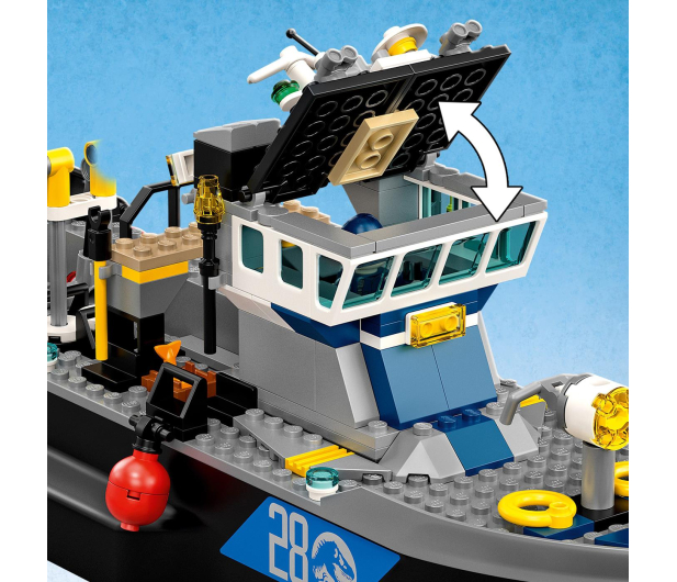 LEGO Jurassic World 76942 Barionyks i ucieczka łodzią - 1024898 - zdjęcie 4