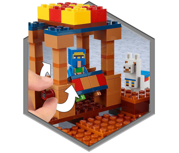 LEGO Minecraft 21167 Punkt handlowy - 1010445 - zdjęcie 6