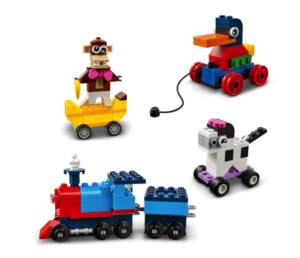 LEGO Classic 11014 Klocki na kołach - 1015570 - zdjęcie 9