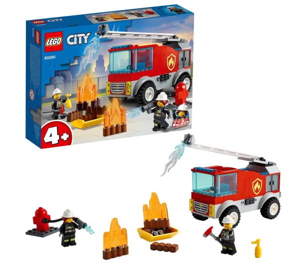 LEGO City 60280 Wóz strażacki z drabiną - 1013035 - zdjęcie 11