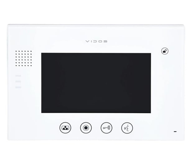 Vidos M670W Monitor wideodomofonu (Biały) - 727094 - zdjęcie