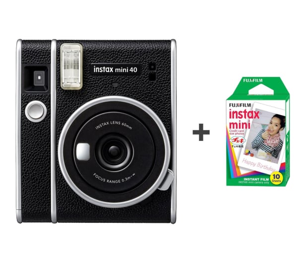 Fujifilm Instax Mini 40 + wkłady (10 zdjęć) - 739060 - zdjęcie