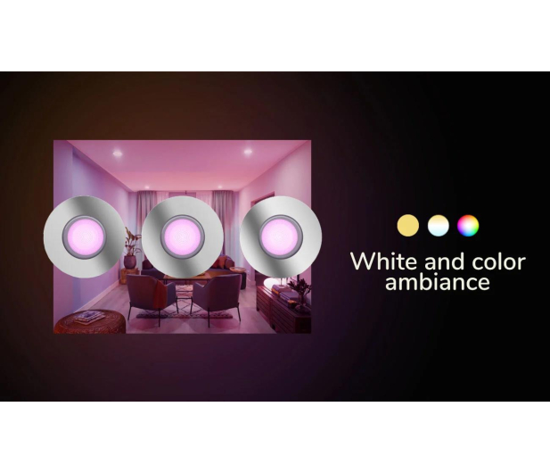 Philips Hue White and color ambiance Reflektor Xamento x3 - 726888 - zdjęcie 5