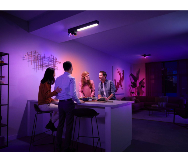 Philips Hue White and color ambiance Reflektor Centris 3spots - 699081 - zdjęcie 6