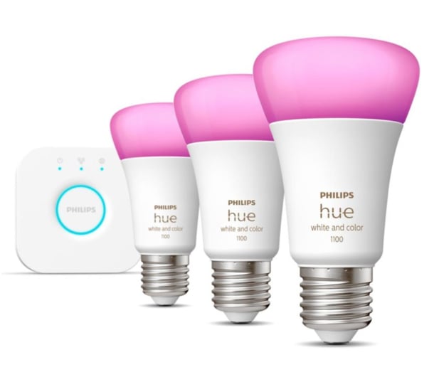 Philips Hue White and Color Ambiance Zestaw startowy 3xE27 806lm - 534702 - zdjęcie